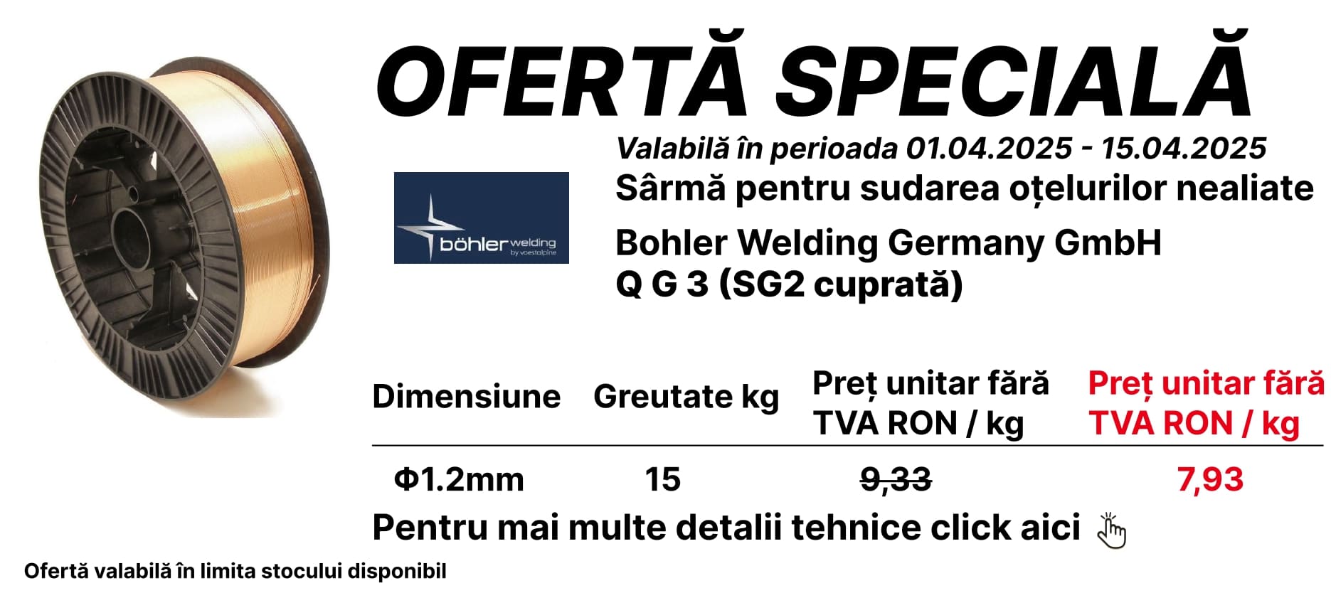 SG2 qg3 sarma pentru sudarea otelurilor nealiate